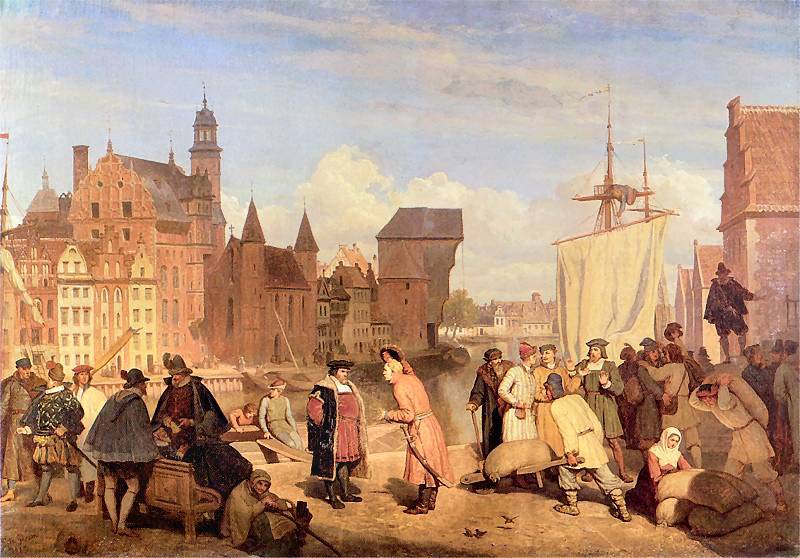 Gdansk in the 17th century.